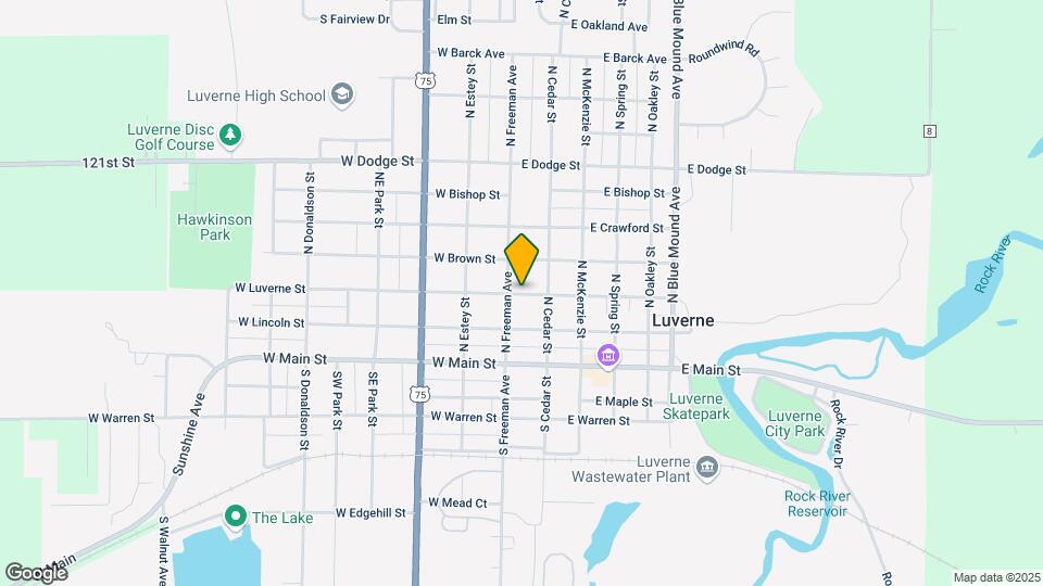 107 E Luverne St Map and Location Details