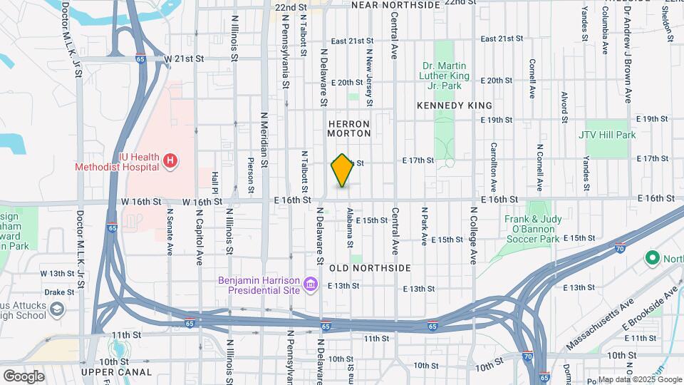 1610 Alabama St Map and Location Details