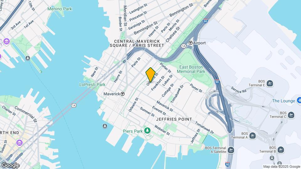 131 Orleans St Mapa y Detalles de la Ubicación