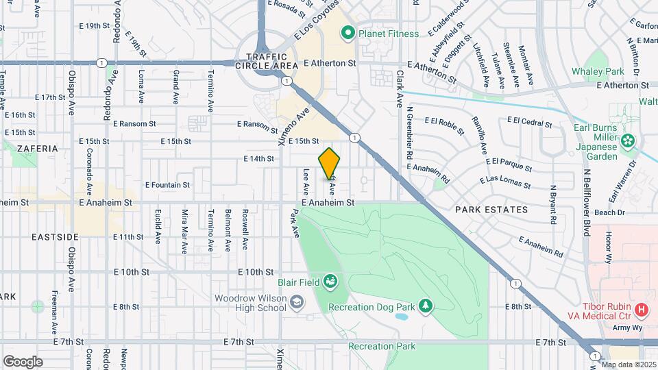 1345 Roycroft Ave Map and Location Details