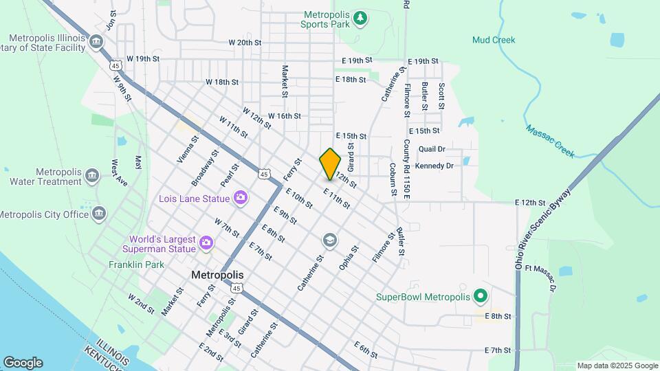 211 E 11th St Map and Location Details