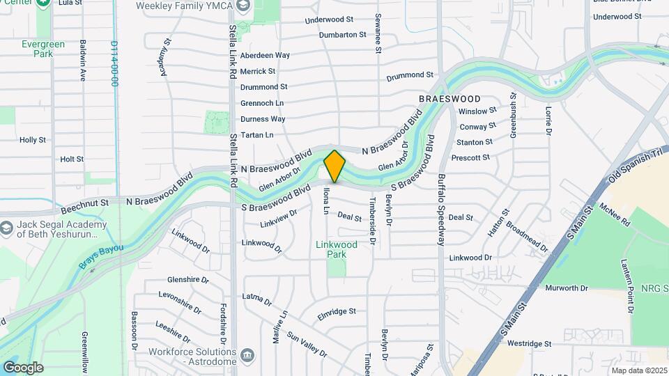3619 Braeswood S Blvd Map and Location Details