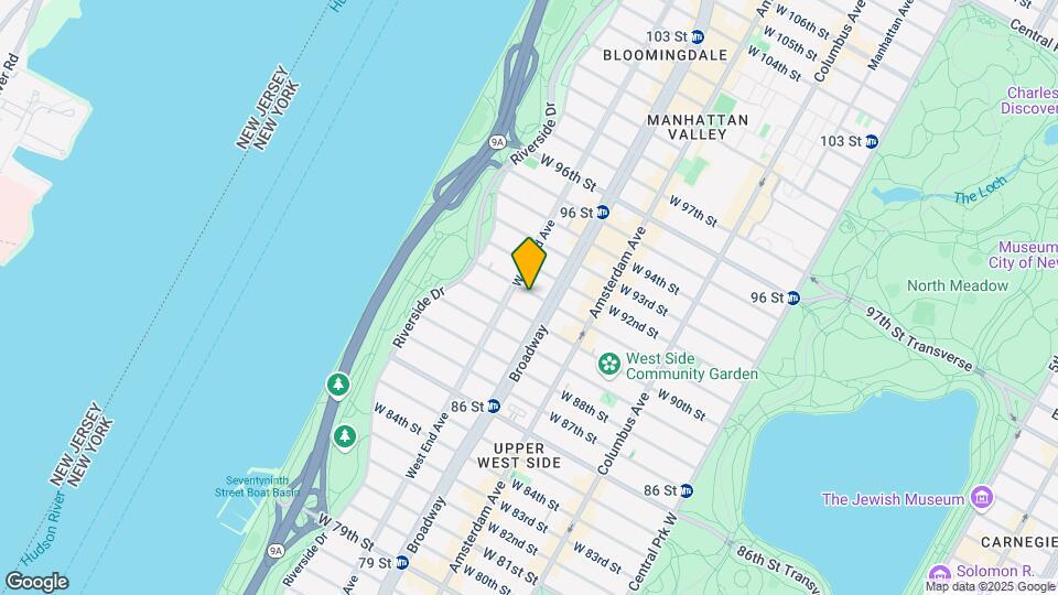 266 W 91st St Map and Location Details