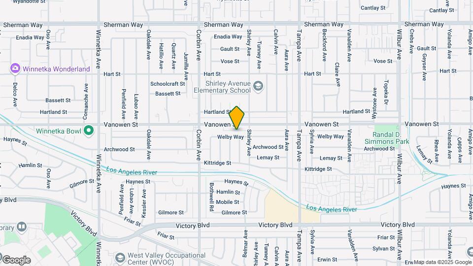 19529 Welby Way Map and Location Details