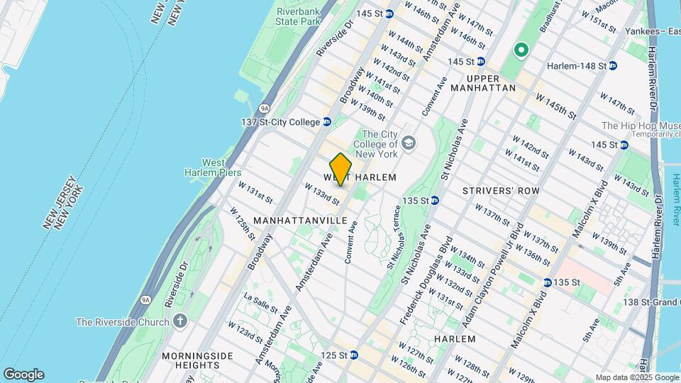 502-506 W 134th St Map and Location Details