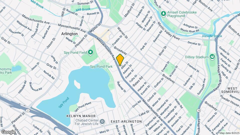 339 Massachusetts Ave, Unit 10 Map and Location Details