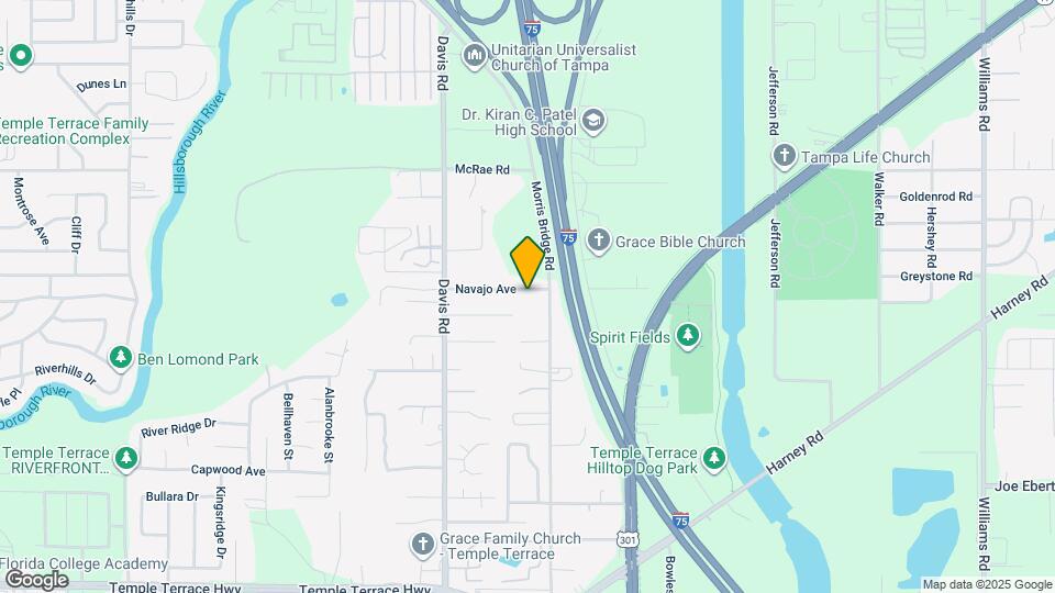 8911 Navajo Ave Mapa y Detalles de la Ubicación