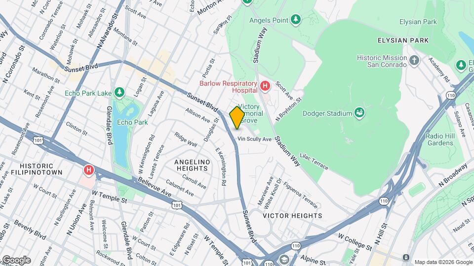 1285 Vin Scully Ave, Unit 5 Map and Location Details