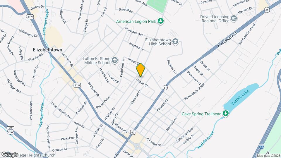 504 Henry St Map and Location Details