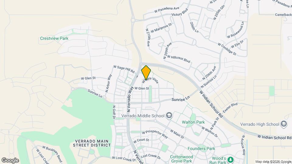 20973 W Cora Vista Map and Location Details