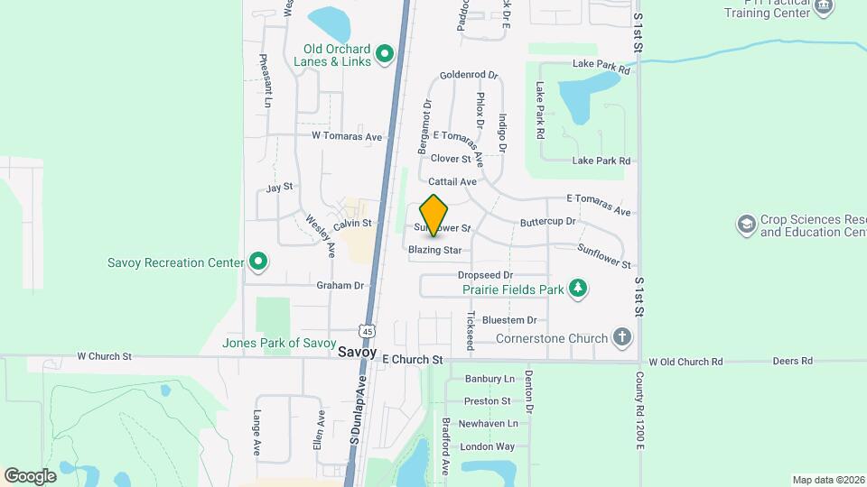 114 Blazing Star Map and Location Details