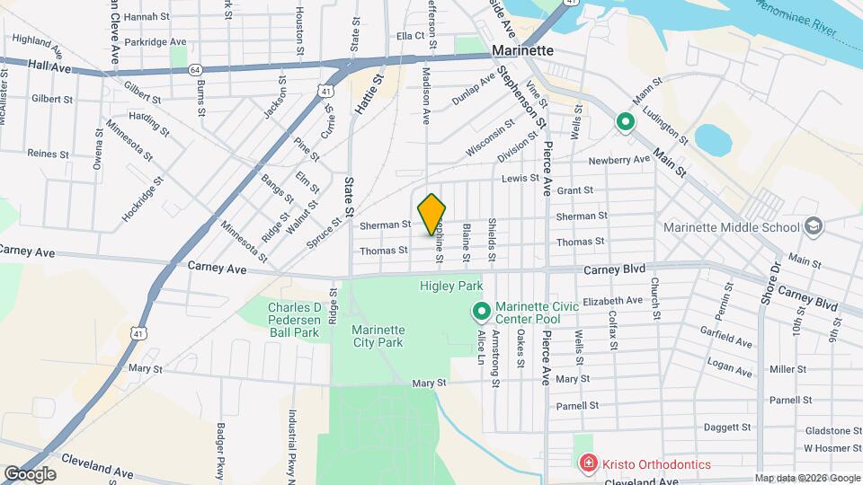 2106 Thomas St Mapa y Detalles de la Ubicación