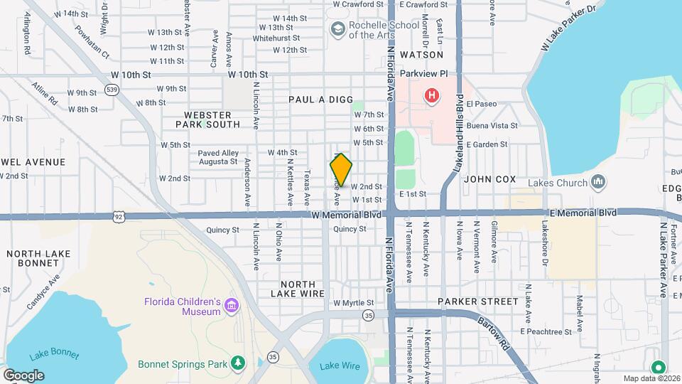 1031 N Florence Ave Map and Location Details
