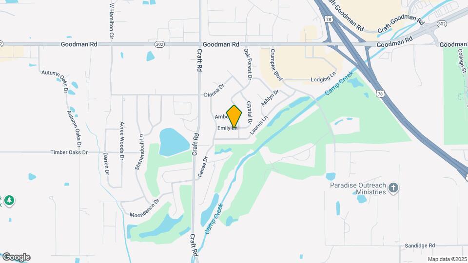 7143 Emily Ln Mapa y Detalles de la Ubicación
