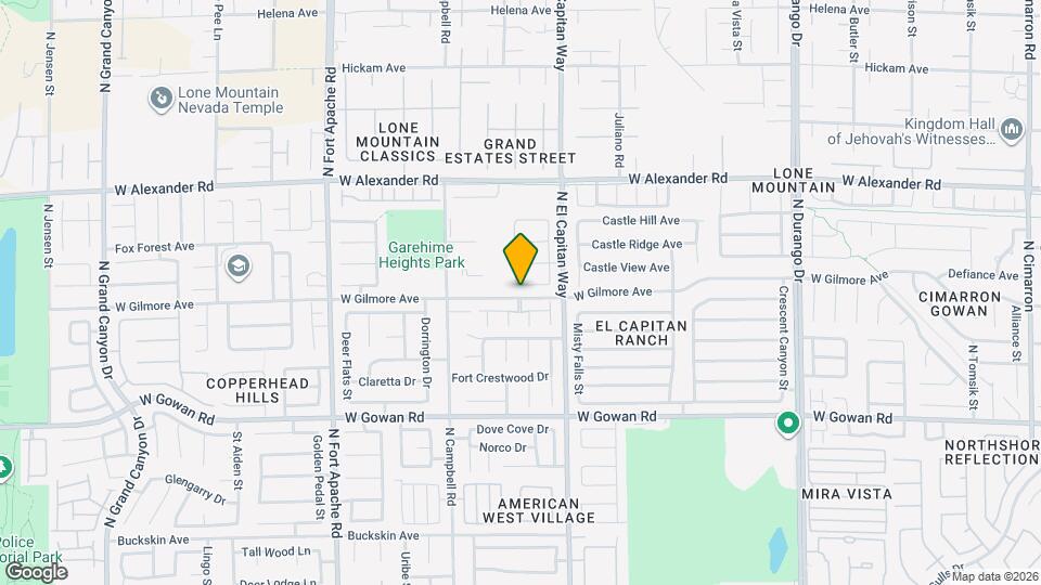 8825 Fall Green Dr Map and Location Details