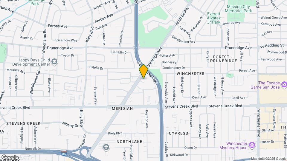 101 Saratoga Ave Map and Location Details