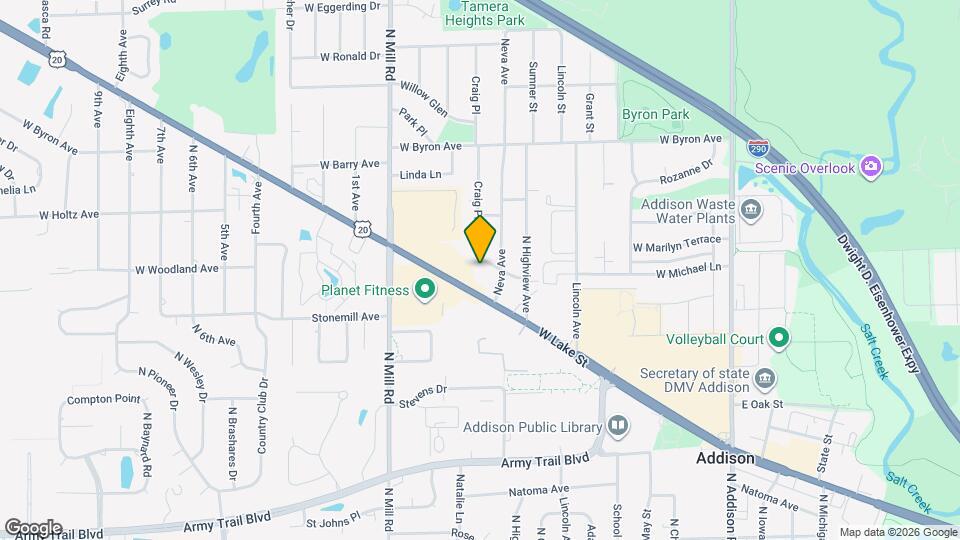 417 W Stone Ave Map and Location Details