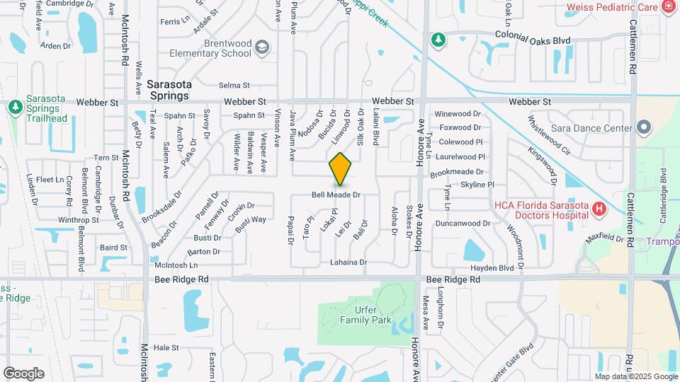 5001 Bell Meade Dr Map and Location Details