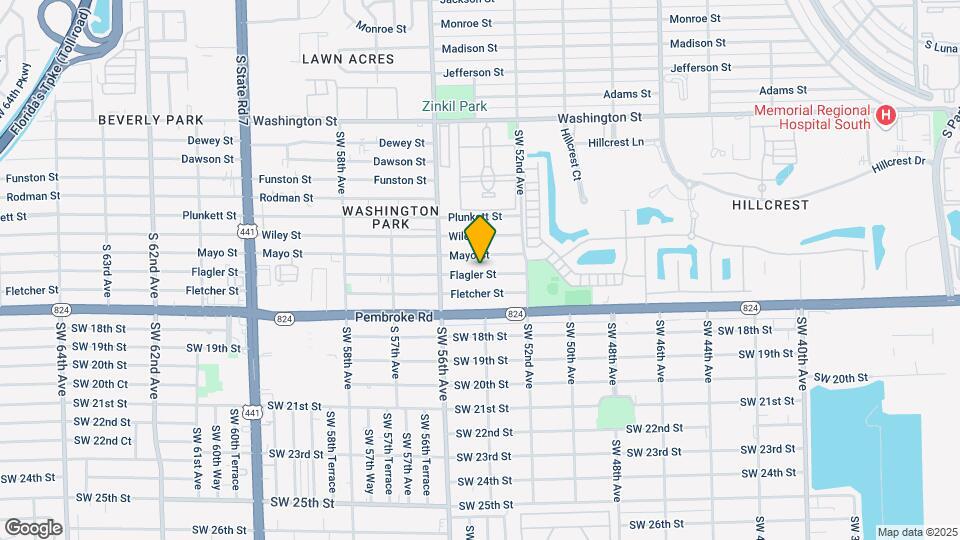 5419 Flagler St Mapa y Detalles de la Ubicación