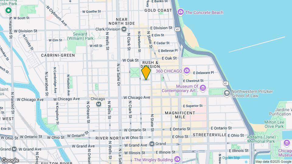 14 W Chestnut St Mapa y Detalles de la Ubicación