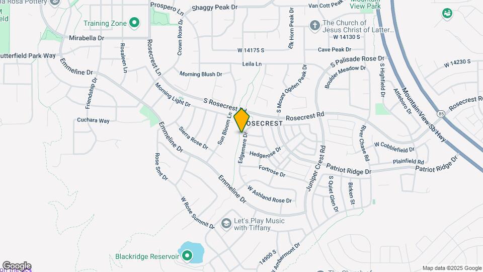14492 S Edgemere Dr Map and Location Details