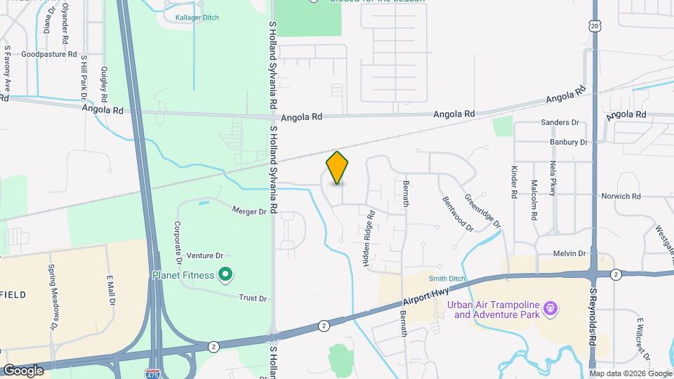 1134 Amanda Cir Map and Location Details