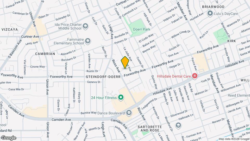 1822 Nestorita Way Map and Location Details