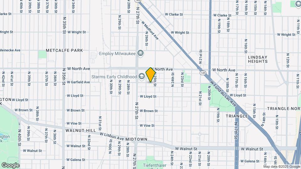 2517 W Garfield Ave-Unit -Lower Map and Location Details