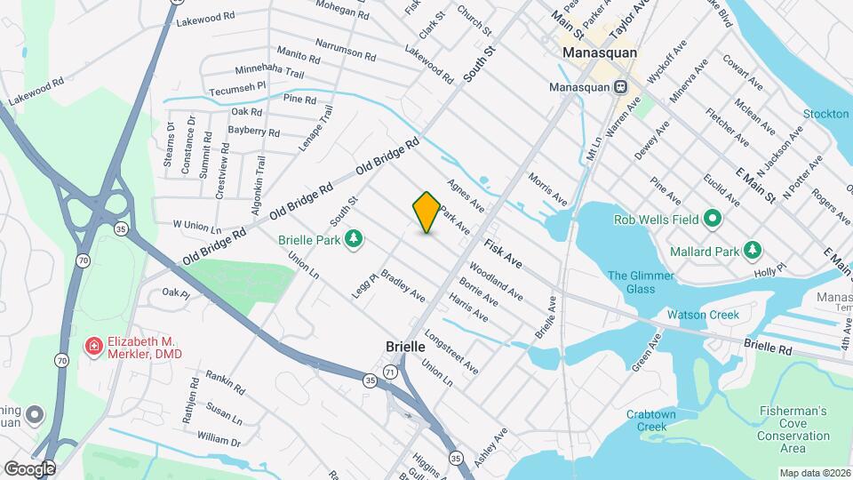 619 Woodland Ave Map and Location Details