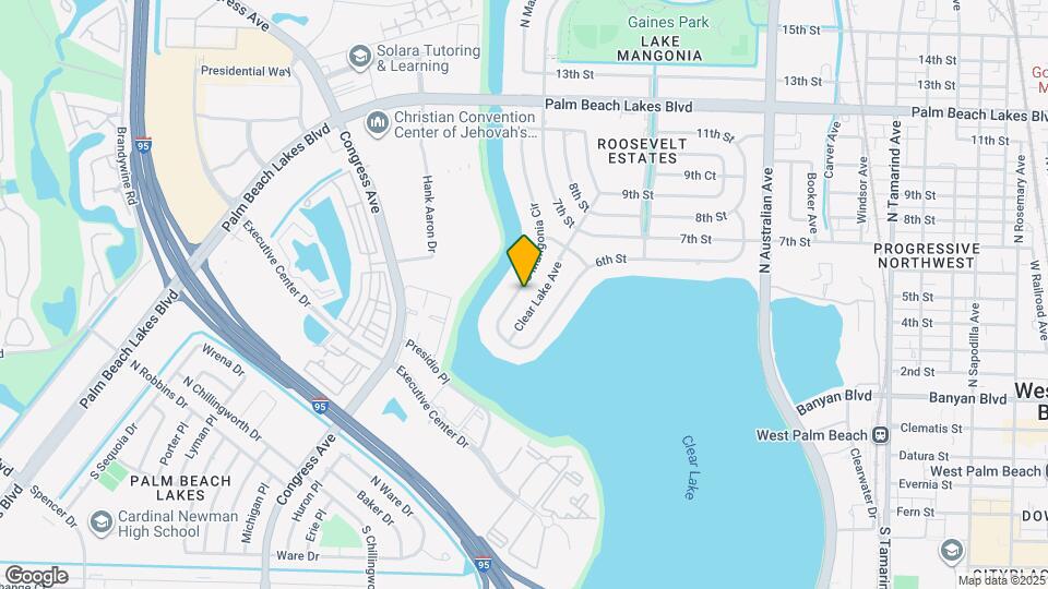 600 S Mangonia Cir Map and Location Details