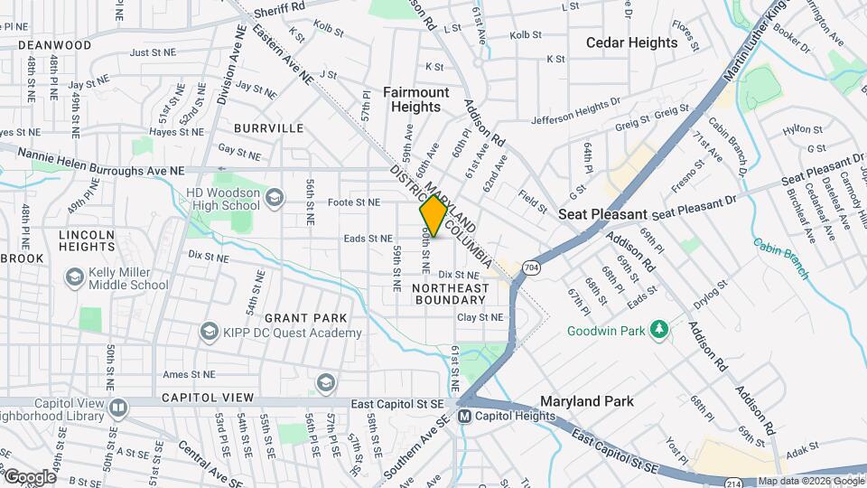 6001 Eads St NE Mapa y Detalles de la Ubicación