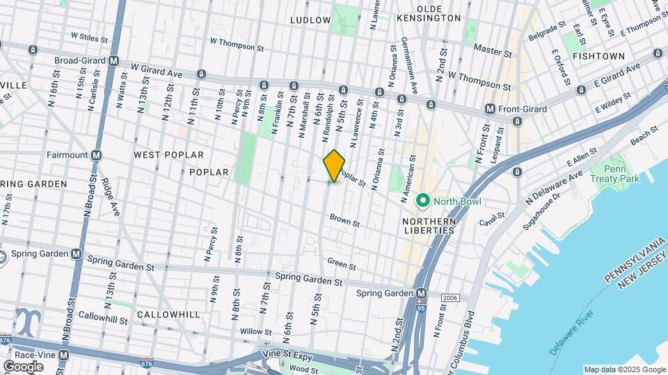 849 N 5th St Map and Location Details