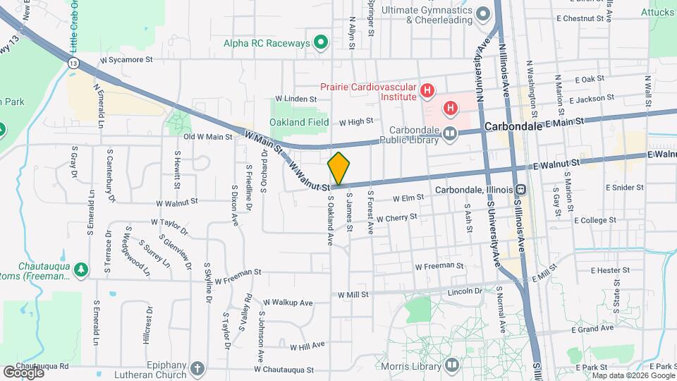 815 W Walnut St Map and Location Details