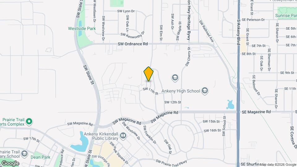 1028 SW Des Moines St Map and Location Details