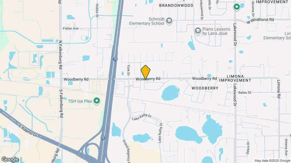 2302 Lake Woodberry Cir Map and Location Details