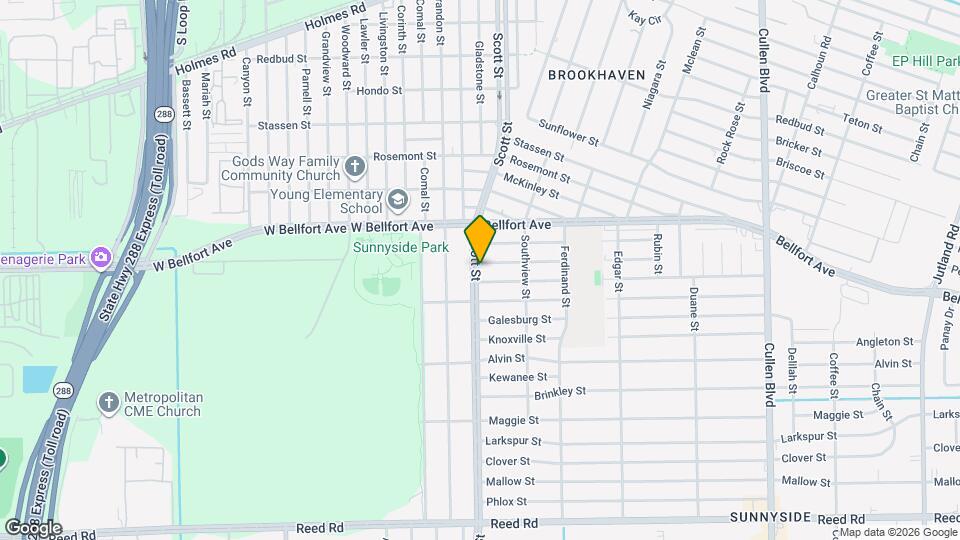 4002 Elmwood St Map and Location Details