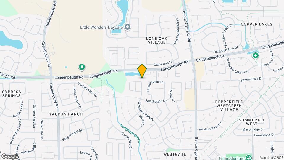 18402 Westgate Springs Ln Map and Location Details