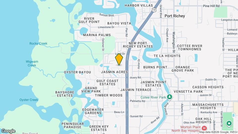 7353 Royal Palm Dr Map and Location Details