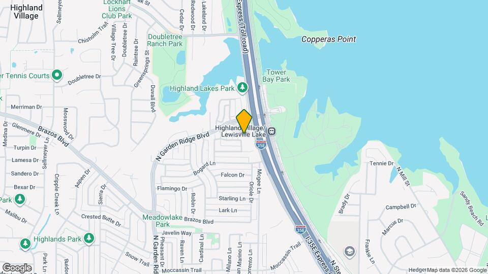 1313 Baythorne Dr Map and Location Details