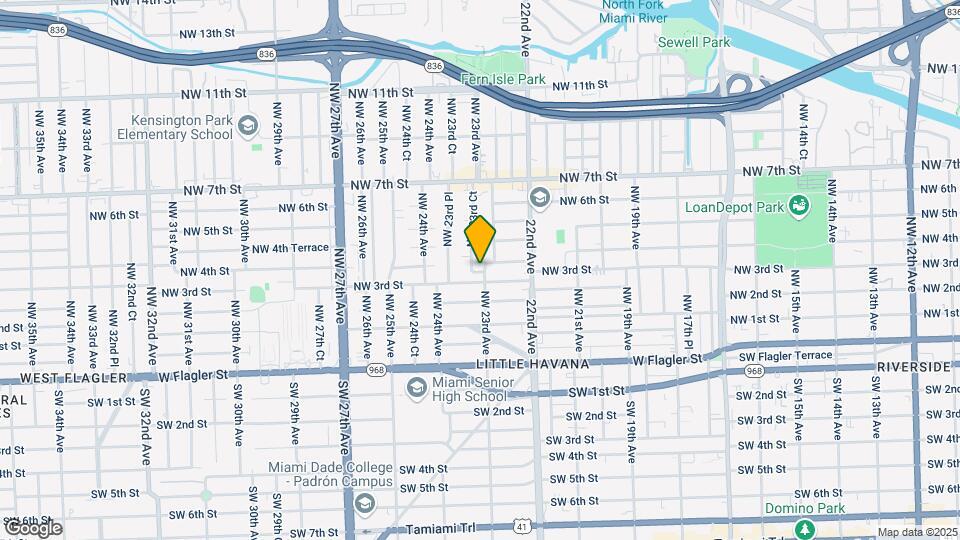 326 NW 23rd Ave Map and Location Details