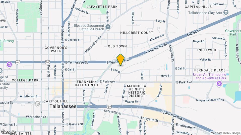 719 E Tennessee St Map and Location Details