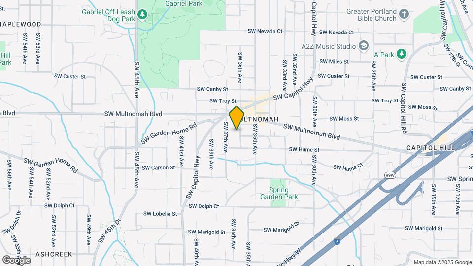 8033 SW 36th Ave Map and Location Details