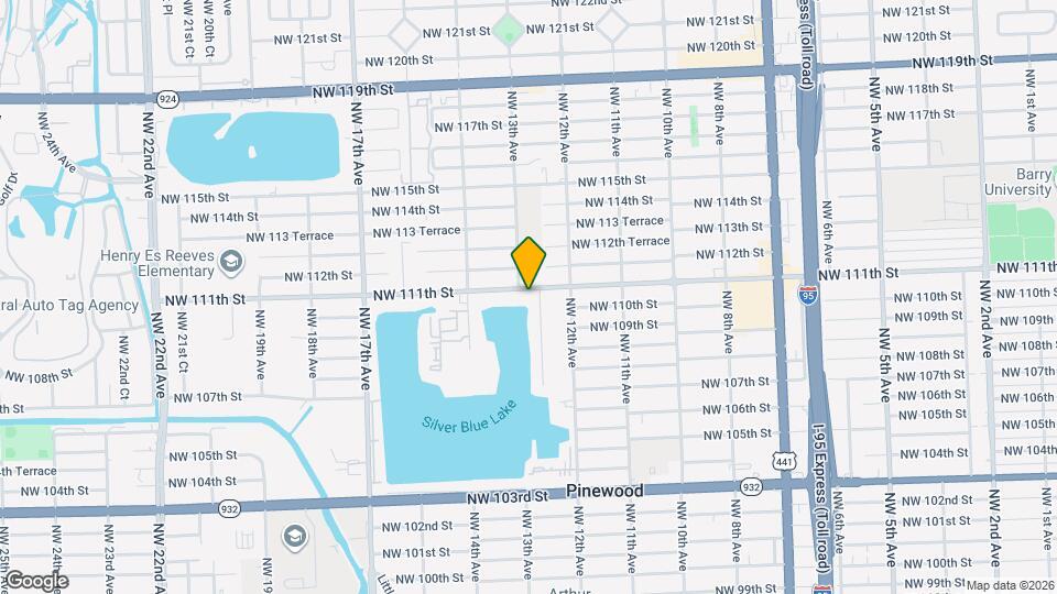 1270 NW 111th St Map and Location Details