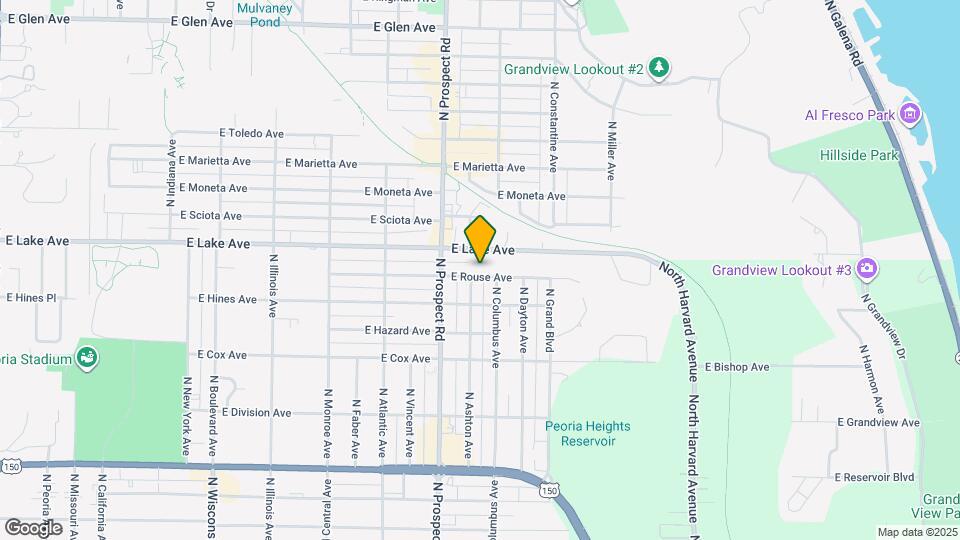 1407 E Rouse Ave Map and Location Details