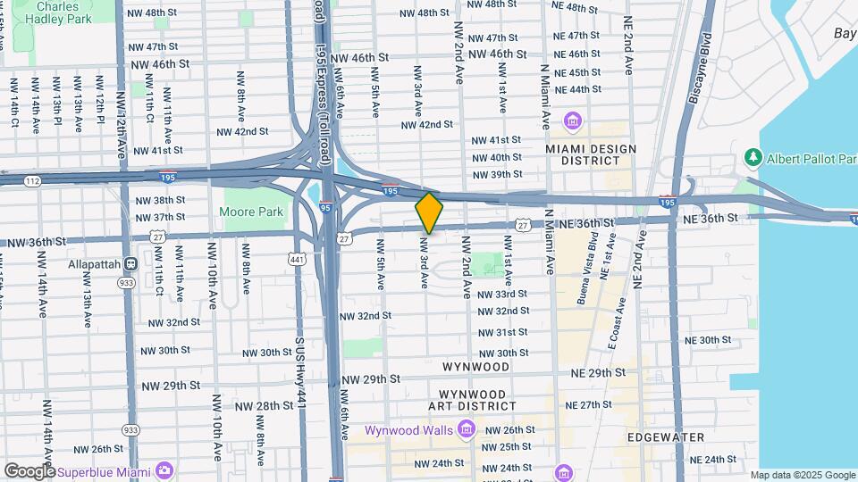 3501 NW 3rd Ave Mapa y Detalles de la Ubicación