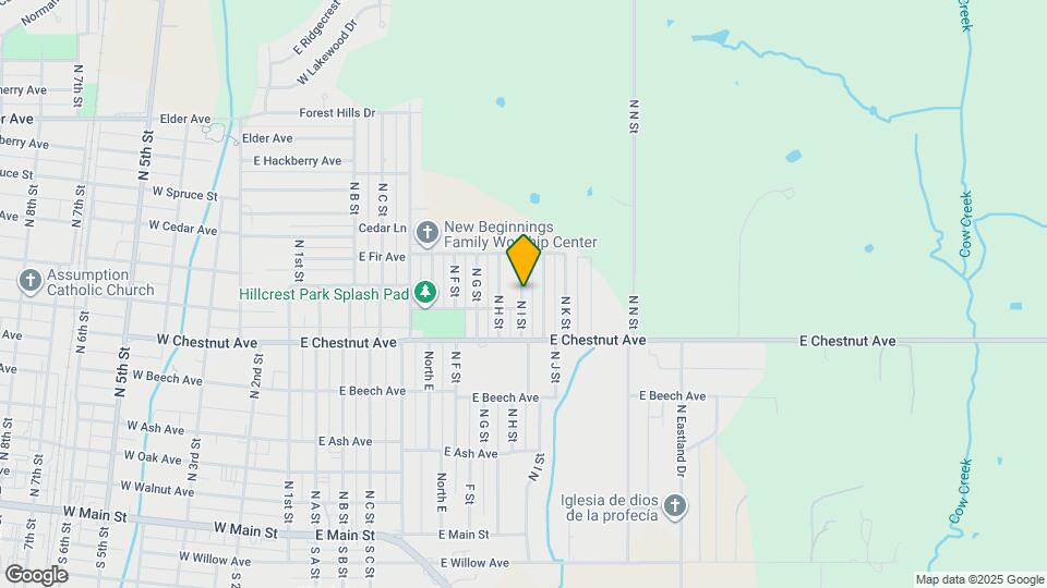 606 N I St Map and Location Details