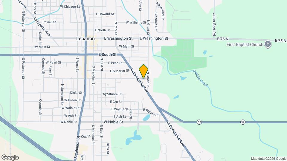 713 E Elm St Map and Location Details