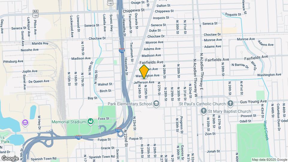 2439 Jefferson Ave Map and Location Details