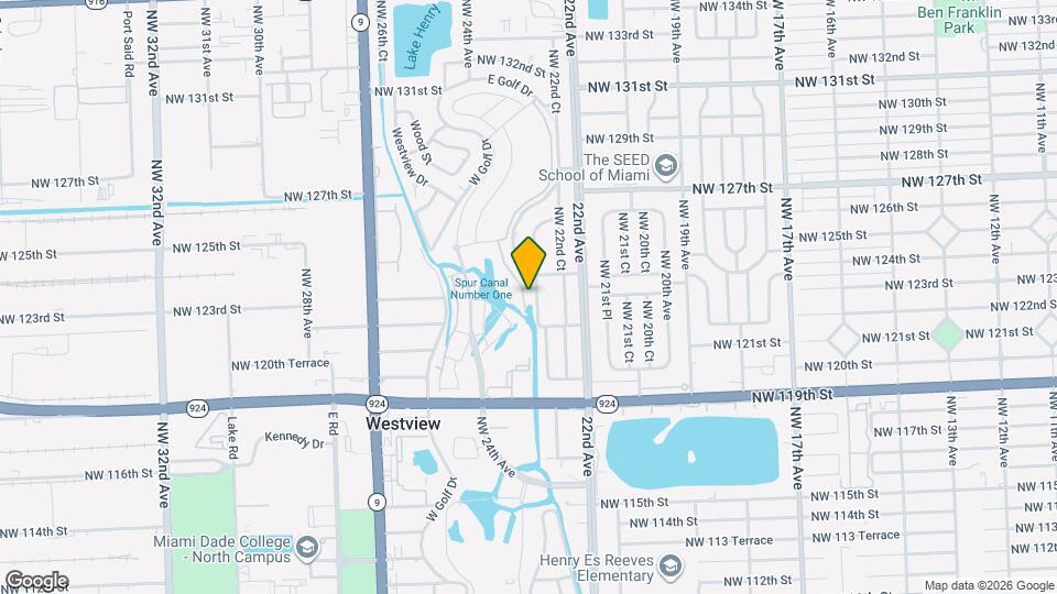 12307 NW 23rd Ct Map and Location Details