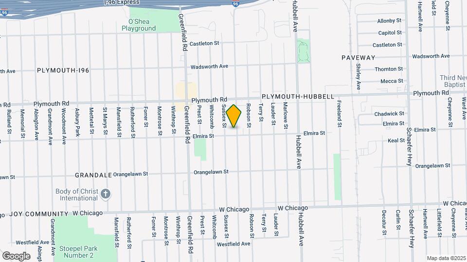 11317 Coyle St Map and Location Details
